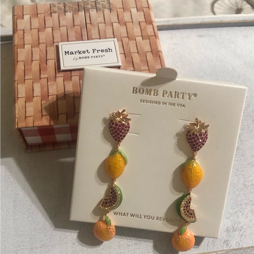 Bomb Party Market Fresh “Delicious in the Details” RBP6096. Rose Gold Plating